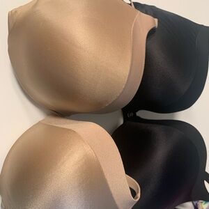 Victoria's Secret Nude and Black Bras
